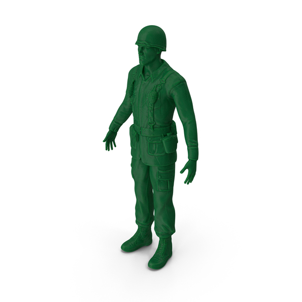 Green Toy Soldier PNG & PSD Images