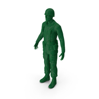 Green Toy Soldier PNG & PSD Images