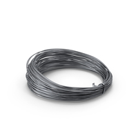 Stainless Steel Wire Coil Half PNG & PSD Images