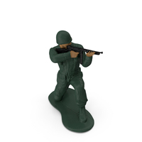 Toy Soldier Crouched Down PNG & PSD Images