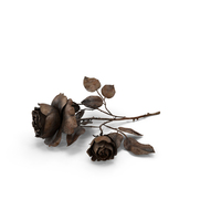 Rusted Rose On Floor PNG & PSD Images