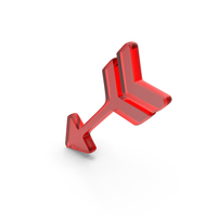 Glass Archery Arrow Icon PNG & PSD Images