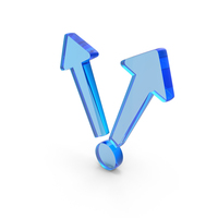 Glass Arrows Share Icon PNG & PSD Images
