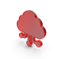 Glass Cloud Sharing Icon PNG & PSD Images