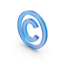 Glass Copyright Registered Icon PNG & PSD Images