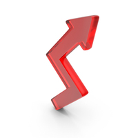 Glass Curved Way Directional Road Arrow Icon PNG & PSD Images