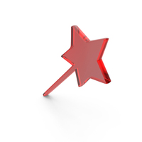 Glass Star Magic Stick Icon PNG & PSD Images