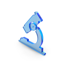 Glass Microscope Icon PNG & PSD Images