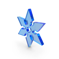 Shuriken Icon Glass PNG & PSD Images