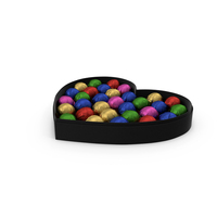 Chocolates In A Heart Gift Box PNG & PSD Images