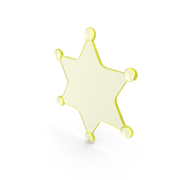 Glass Sheriff Star PNG & PSD Images