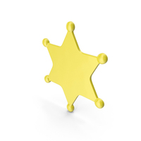 Sheriff Star Yellow PNG & PSD Images