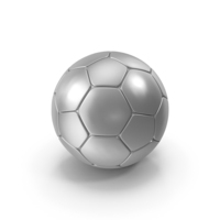 Soccer Ball Classical Silver PNG & PSD Images