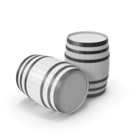 White Wine Barrels PNG & PSD Images