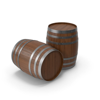 Wine Barrels Dark Wood PNG & PSD Images