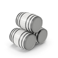 White Wine Barrels PNG & PSD Images