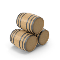 Wooden Wine Barrels PNG & PSD Images