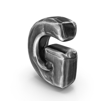 Iron Roman Alphabet G PNG & PSD Images