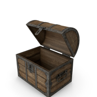 Antique Wooden Chest PNG & PSD Images