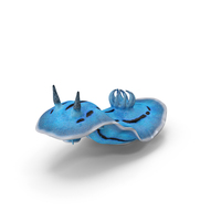Blue Nudibranch Mollusk PNG & PSD Images