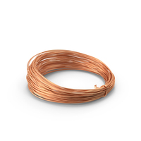 Cooper Wire Coil Half PNG & PSD Images