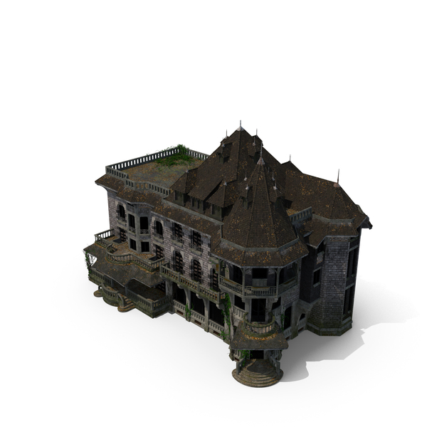 Old Haunted Mansion PNG & PSD Images