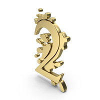 Fonts Splash 2 Gold PNG & PSD Images