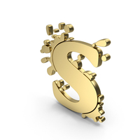 Fonts Splash S Gold PNG & PSD Images