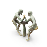 Sculpture Of Greeks Arm Wrestling PNG & PSD Images