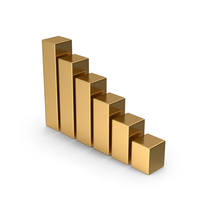 Gold Rising Graph PNG & PSD Images