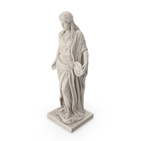 Roman Melpomene Statue PNG & PSD Images