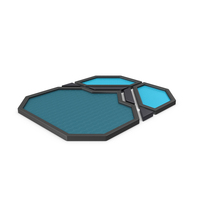 Scifi Tile Blue PNG & PSD Images