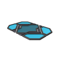 Scifi Tile Blue PNG & PSD Images