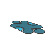 Scifi Tile Blue PNG & PSD Images