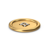 Gold Cloth Button PNG & PSD Images