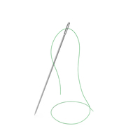 Needle And Green Thread PNG & PSD Images