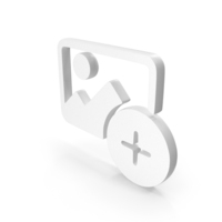 White Add Photo Icon PNG & PSD Images