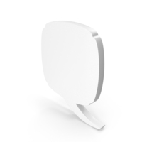 White Speech Bubble Icon PNG & PSD Images