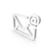 White Email Icon PNG & PSD Images