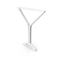 White Martini Glass Icon PNG & PSD Images