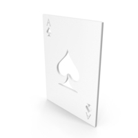 White Spade Playing Card Icon PNG & PSD Images