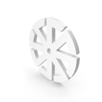 White Kolovrat Symbol PNG & PSD Images