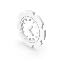 White Clock Icon PNG & PSD Images
