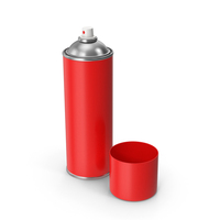 Red Spray Paint Can PNG & PSD Images