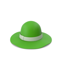 Green Women Hat PNG & PSD Images