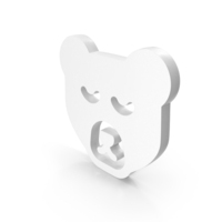 Bear Face Closed Eyes Icon PNG & PSD Images