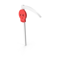 Skull On Top Of Scythe Weapon Icon PNG & PSD Images