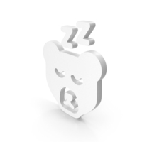 Sleep Bear Emoji Face Icon PNG & PSD Images