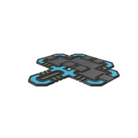 Scifi Tile Shape Used PNG & PSD Images