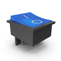 Power Switch Blue PNG & PSD Images